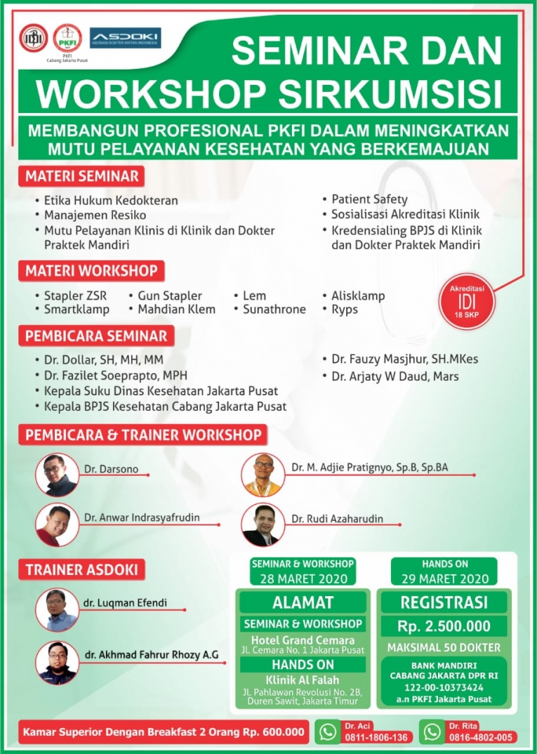 Seminar dan Workshop Sirkumsisi
